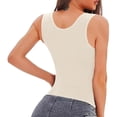 thumbnail image 4 of enyan Shapewear for Women Tummy Control Post Surgery Full Body Shaper Butt Lifter with Zipper Crotch Beige,XL, 4 of 7
