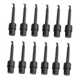 thumbnail image 1 of Almencla 12 Pieces Fishing Lure Display Clips Compact Portable Sturdy Alloy for Fly Tying Black, 1 of 8
