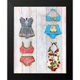 thumbnail image 2 of Tava Studios 20x24 Black Modern Framed Museum Art Print Titled - Vintage Bathing Suits I, 2 of 5