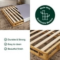 thumbnail image 2 of Zinus Jacob 4" Bamboo Box Spring, Mattress Foundation, King, 2 of 8
