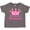 Charcoal Grey, variant on Inktastic Yes I Am the Princess Crown Girls Toddler T-Shirt