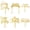 Gold, variant on Gold Birthday Cake Topper, 6pcs Acrylic Birthday Cake Toppers Happy Birth Cake Toppers for Decorations Gold Topper for Girls Women's Party Decorations