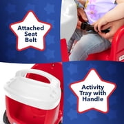 Simplay3 Roll and Stroll Quiet Ride Push Car for Toddlers, Red, White, and Blue