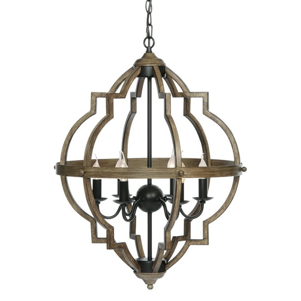Industrial Chandelier Hanging Ceiling Light Fixture Oil Rubbed Bronze