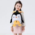 thumbnail image 3 of Mochila para niños pequeños para niños y niñas, linda y suave bolsa para niños pequeños, bolsa de viaje para animales, guardería, dibujos animados, pequeña mini mochila para niños pequeños en eda, 3 of 5