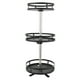 thumbnail image 1 of Estante de especias giratorio de 360 grados, estante organizador de gabinete de cocina para tarros, latas y botellas, 3 niveles, 1 of 14