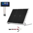 thumbnail image 1 of KFFKFF 50W 12V Solar Battery Trickle Charger Maintainer, Mono Solar Panel Battery Charger with Upgraded MPPT Controller & Adjustable Mount Bracket, IP65 Waterproof, 1 of 9