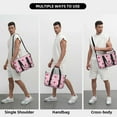 thumbnail image 7 of Sigee Strawberry And Heart for Hand Travel Bag,Sports Tote Gym Bag for Men and Women, 7 of 7