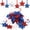Color#LWC, variant on Patriotic Party Supplies American Independence Day Hanging Five-Pointed Star (Red, White, Blue) Holiday Decoration Supplies Independence Day Party Patriotic Decorations