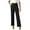 Black, variant on HAiming Womens Sports Pants Straight High Waisted Casual Pants Activewear for Women Solid Color with Pockets