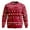 Red, variant on Daznico Christmas Decorations,Men's Ribbed Knit Crewneck Long Sleeve Pullover Sweater Soft Comfortable Winter Warm Top For Holiday And Daily Casual Wear
