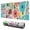 Pioneer Flower Floral-2, variant on Long Mouse Pads for Desk,Pioneer Flower Floral Print Pattern Desk Mats on Top Of Desks, Desk Mouse Pad Extra Large with 3mm Non-Slip Base and Stitched Edge for Gaming,Office,Work,Home 31.5"x11.8"