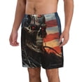 thumbnail image 2 of Fotbe Cyberpunk Skull American Flag Trajes de Baño Estampados para Hombre, Shorts de Verano de Secado Rápido, Ropa de Playa, Bañadores-3X-Large, 2 of 6