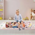 thumbnail image 4 of NUAHRHY Clear Stuffed Animal Bean Bag Cover for Kids Waterproof PVC Storage Soft Stuff Animal for Organizing Children Rooms Sit Play Box Gift for Kids(47.24x11.8x11.8"), 4 of 12