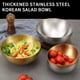 thumbnail image 2 of Stainless Steel Metal Fruit Salad Bowls Soup Rice Ice Cream Ramen Noodles Mixing Bowl Kitchen Tableware Utensils Food Container, 2 of 10