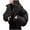 Black, variant on Herrnalise Jackets For Women Fashion Zipper Pocket Coat Long Jacket Winter Long Sleeve Down Cotton Shackets For Women 2024 fall Coffee,XXL