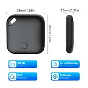 Air Tracker, Bluetooth Tracker Tag-4Pack, Key Finder Works with Find My App (iOS Only), Smart Tag for Keys/Wallets/Luggage Worldwide Tracking, Replaceable Battery, IP67 Waterproof, FCC Approved