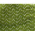 thumbnail image 4 of oneOone Georgette Viscose Green Fabric Chevron Bandhani Fabric For Sewing Printed Craft Fabric By The Yard 42 Inch Wide, 4 of 4