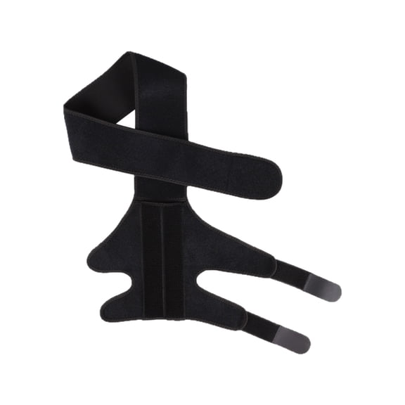 huayou Adjustable Pet Leg Support Brace, Wrap Around Fix Strap, Joint Protection, for Injury Recovery, Size XS, Black, Decoration,1PCS