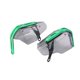 thumbnail image 1 of 2 protectores de manos para motocicleta, accesorios de ciclismo, deflectores de viento para manillar de motocicleta. Marrón y verde, 1 of 9