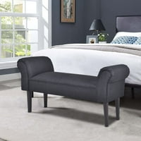 Storage Benches Bedroom Product Image Costway Upholstered Armed Bed Benches Entryway Hallway End Bench Chair