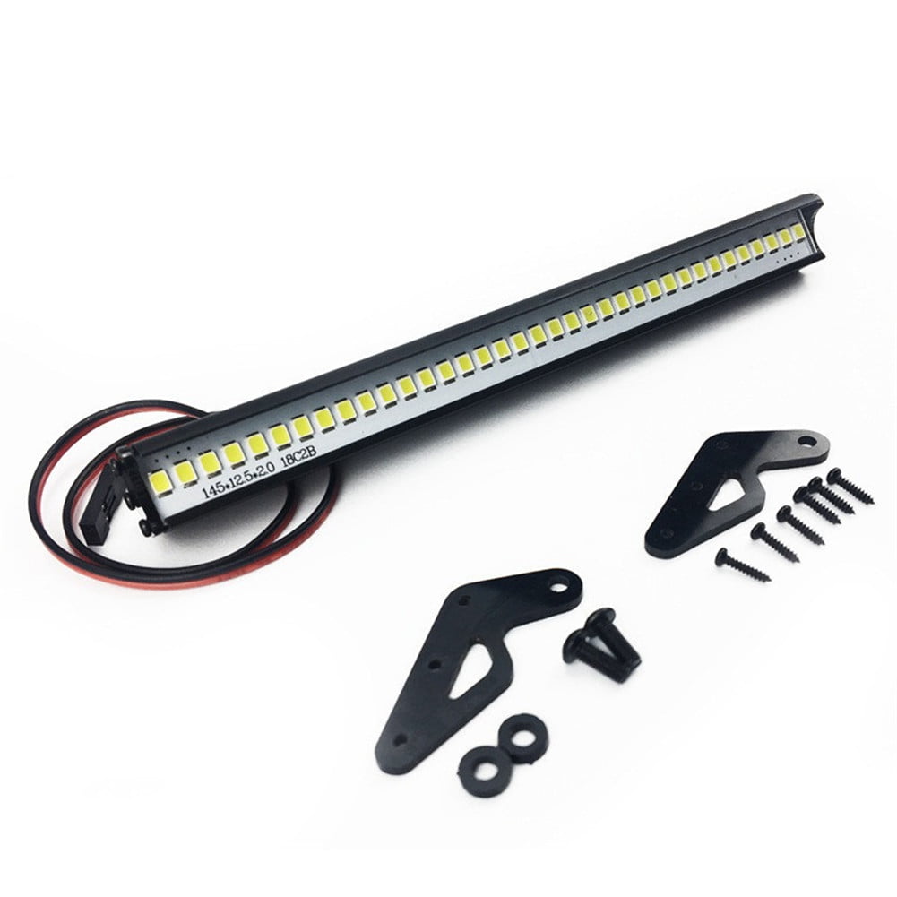 RC LED Lights Bar 100mm/3.9in Metal Roof Lamp Light Headlight 32LEDs Light A2M2