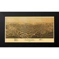 thumbnail image 2 of Fowler 14x9 Black Modern Framed Museum Art Print Titled - Carthage Missouri - Fowler 1891, 2 of 5