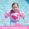 thumbnail image 6 of Koorium Toddler Swim Vest for Kids,Swim Arm Floaties 22-66lbs,Cartoon Swimming Water Wings Pool Float Vests with Shoulder Straps Arm Band for Boys Girls, Learn to Swim, 6 of 9