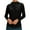Black, variant on Ribbed Knitted Casual Shirts for Women Long Sleeve Regular Fitted Pullover Fashion Shirts