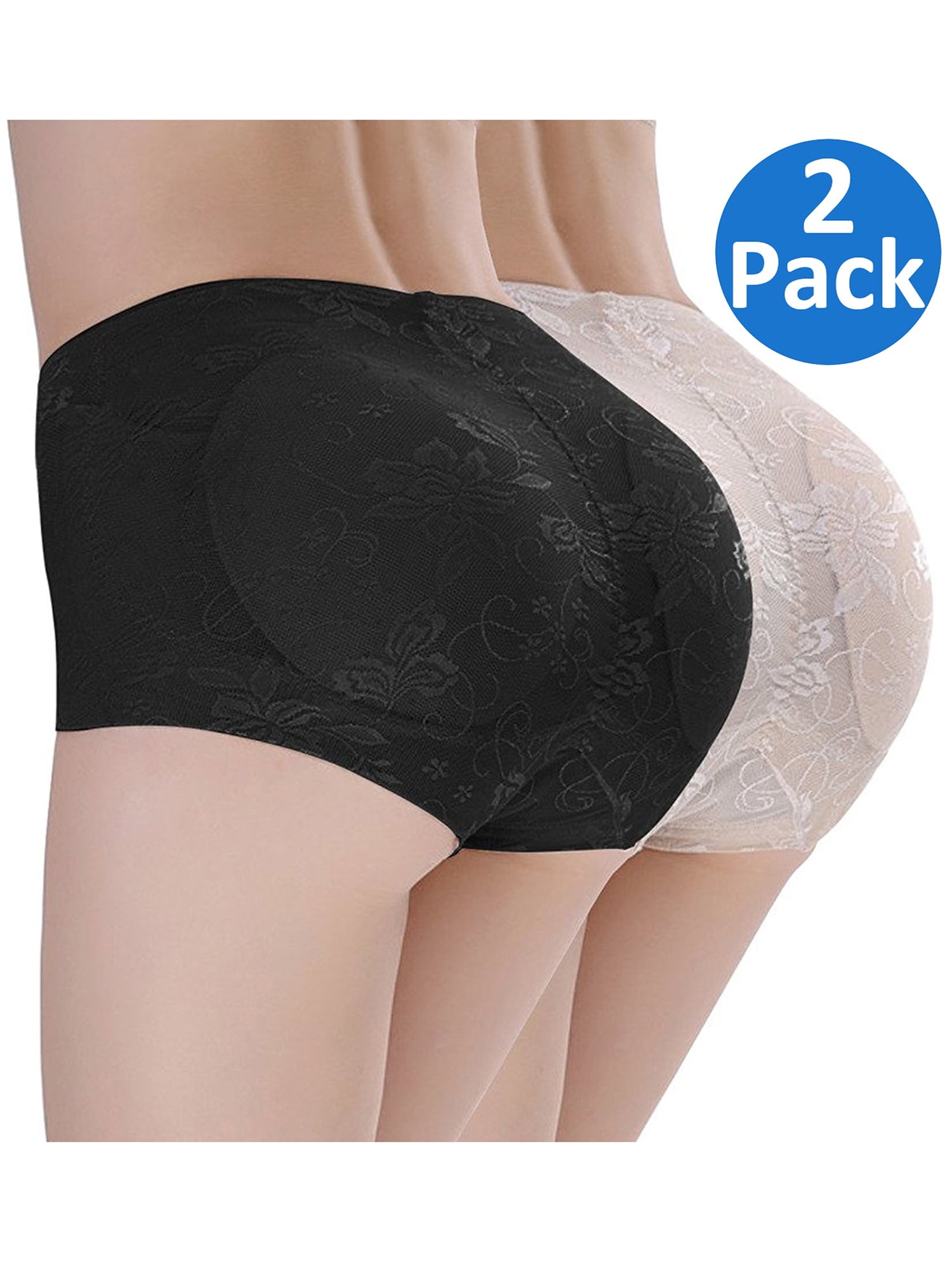 Body Beautiful Womens 2 Pack Body Slip with Butt Support in New Light Weight Hi Tension Yarn for Excellent Slimming. 