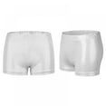thumbnail image 2 of Baywell Girls Dance Short Gymnastics Athletic Shorts Sparkle Glitter Tumbling Bottoms Silver, 2 of 5