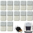 thumbnail image 1 of czcpp-12 Pack Recharges de Filtres à Charbon Actif pour Bac à Litière Catit, Filtres à Odeurs pour Catit Airsift Bac à Litière pour Chat avec Capot Géant, 1 of 4