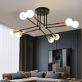 thumbnail image 4 of lionlar Porch Ceiling Lamp Lighting Fixture Home Decor Laundry Hall Black Gold, 4 of 7