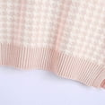 thumbnail image 4 of TTUHYWXI Women's Striped Summer Sweater Vest Casual Old Money Sleeveless Knit Tops (Pink1, L), 4 of 5