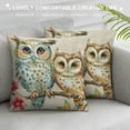 thumbnail image 3 of Watercolor Blue Yellow Purple Owl Bird Spring Summer Fall Y'all Home Sofa Chair Bed Decoration Lumbar Pillowcase Decorative Throw Pillow Cover Case Rectangular s, 3 of 5