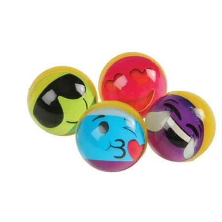 US Toy GS842 32 mm Rainbow Emoji Bounce Balls