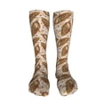 thumbnail image 5 of Rateoe Colorful Vintage Corn print Women's Men's Novelty 20in Crew Socks Cotton Socks Knee High Socks for Walking,Running,Nurses,Pregnancy-One Size, 5 of 8