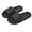 Black, variant on Flash Deals ABPWLY Womens Mens Solid Color Slippers Super Soft Breathable Non-Slip Bedroom Home Slippers
