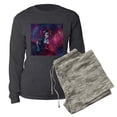 thumbnail image 5 of CafePress - Dia De Los Muertos - Women's Long Sleeve Charcoal Gray Pajamas, 5 of 7