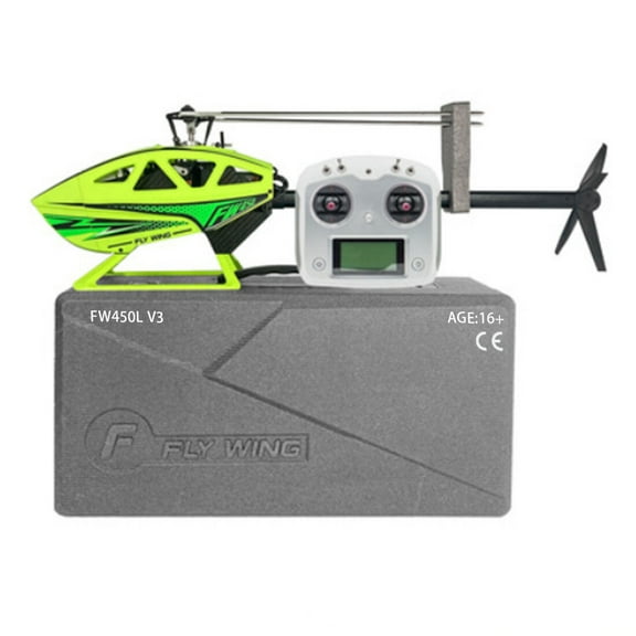 FLYWING FW450 V3 RC Helicopter 6CH 3D Stunt H1-GPS Positioning Remote Control Helicopter with Altitude Hold,Flight Control System RTF Hobby Aircraft Toy for Adults