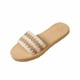 thumbnail image 1 of Sandalias de Deslizamiento Planas de Zapatillas de Pie Abierto de las Mujeres con Suela Suave para el Uso Casual de la Playa de Verano Al Aire Libre, 1 of 8