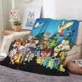 thumbnail image 1 of Baokemeng Flannel Blanket, Cartoon Blanket, Super Soft Blanket, 3D Printing, Suitable For Sofa And Living Room-HAPDEN, 1 of 2