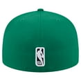 thumbnail image 4 of Men's New Era Kelly Green Boston Celtics State Stitch 59FIFTY Fitted Hat, 4 of 6