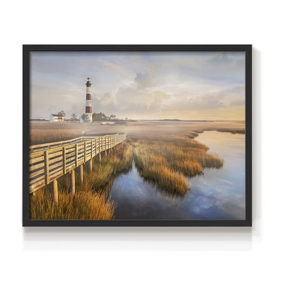 Private Path II by Mike Calascibetta - Restickable Framed Giclée Print