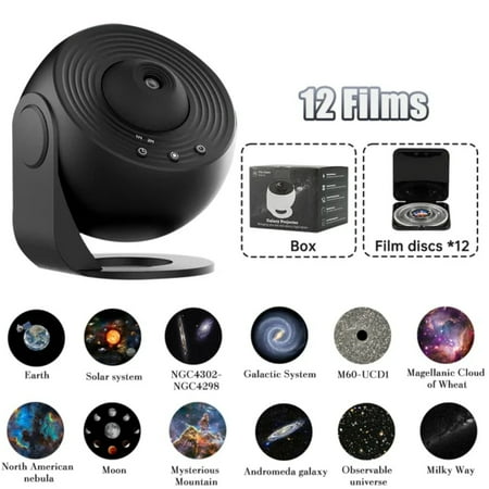 

CHNGSNG Enchanting and Magical Dreamy Star Night Light Lamp with 13 Films - Stunning Romantic Planetarium Projector for Starry Sky Aurora. Breathtakingly Beautiful Radiant and Inspiring