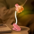 thumbnail image 5 of Dvruxg Lampe de Bureau à DEL Sans Fil, Lampe de Table Réglable à Col de Cygne, Veilleuse USB Rechargeable Protectrice pour les Yeux, Mini Lampe Mignonne pour la Lecture dans la Chambre, 5 of 5