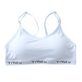 thumbnail image 4 of YWDJ Full Coverage Bras for Women Lined 3 Pack Sleep Bras No Wires Comfy Bras Spaghetti Straps Half Cup Push up Racerback Lounge Bras Padded Comfort Bras Wrap Comfortable Bras, 4 of 8
