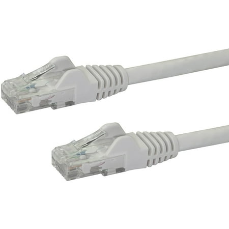 UPC: 0065030869867 | StarTech.com 125ft CAT6 Ethernet Cable White Snagless Gigabit 100W PoE UTP 650MHz Category 6 Patch Cord UL Certified Wiring/TIA