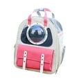 thumbnail image 4 of Milaget Sac à Dos pour Chat Sac de Transport Portable pour Voyage Camping Marche Rose, 4 of 9