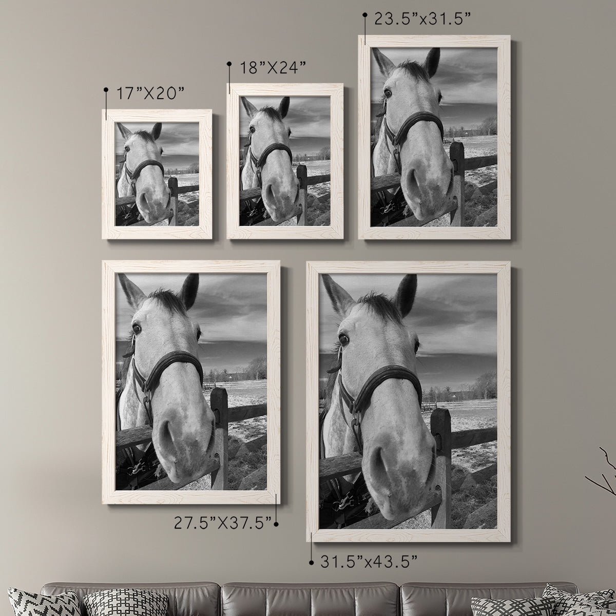 Caen - Premium Framed Canvas 2 Piece Set - Ready to Hang